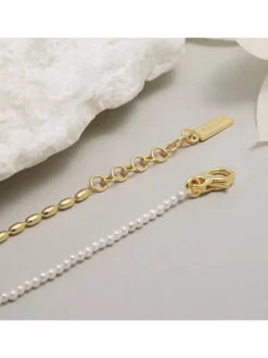 JETTE Halsketten + Collier-NUGGET PEARL Halskette Perle goldf. S.88854586NL