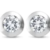 JETTE Ohrschmuck-SOLITAIRE Ohrstecker Silber S.86505657NL