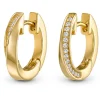 JETTE Ohrschmuck-TWISTED Creolen Silber vergoldet S.87690431NL