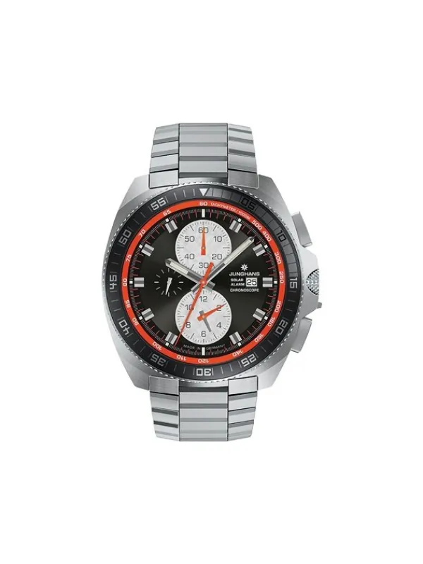 JUNGHANS Herrenuhren-1972 Chronoscope Solar 014/4202.44