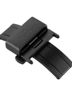 JUNGHANS Schließen-Faltschließe aus Edelstahl PVD schwarz 18 mm mattiert 42555-0125