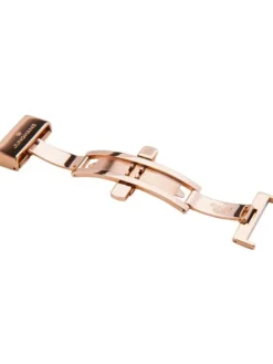 JUNGHANS Schließen-Faltschließe aus Edelstahl PVD rosegold 18 mm poliert 42555-0165