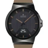 JUNGHANS Herrenuhren-Force Mega Solar, Kautschukband braun 018/1001.00