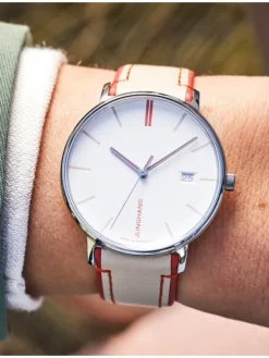JUNGHANS Damenuhren-FORM Damen Orange 47/4458.00