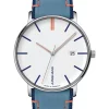 JUNGHANS Herrenuhren | Damenuhren-FORM Quarz Blau 41/4481.00