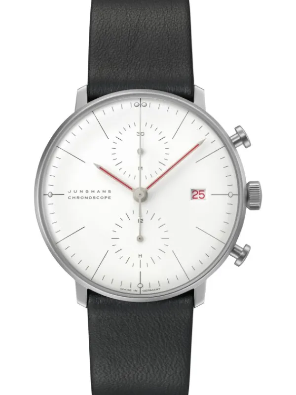 JUNGHANS Herrenuhren-max bill Chronoscope Bauhaus 27/4303.02