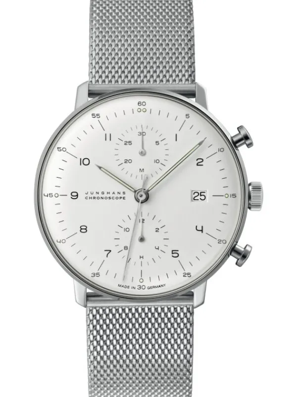 JUNGHANS Herrenuhren-max bill Chronoscope Saphir 27/4003.46