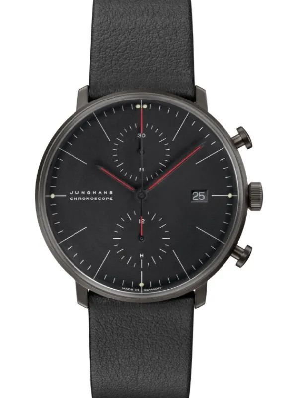 JUNGHANS Herrenuhren-max bill Chronoscope Bauhaus 27/4409.02