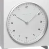 JUNGHANS Wecker + Co.-max bill Tischuhr weiß 383/2200