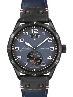JUNGHANS Herrenuhren-Meister Pilot Automatic Navy Blue 27/4397.00