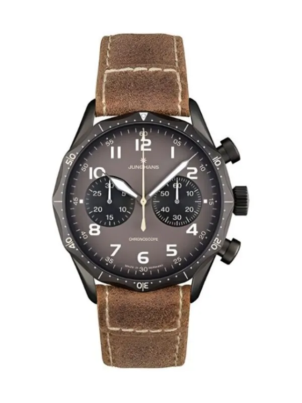 JUNGHANS Herrenuhren-Meister Pilot Black 027/3794.00