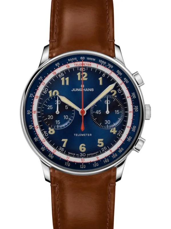 JUNGHANS Herrenuhren-Meister Telemeter Blau 27/3587.02