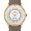 JUNGHANS Herrenuhren-Meister Worldtimer weiß roségoldf. 27/5012.01