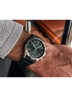 JUNGHANS Herrenuhren-Pilot Chronoscope 27/3492.00