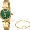 Just Cavalli Damenuhren-Attraente goldf. grün JC1L330M0055