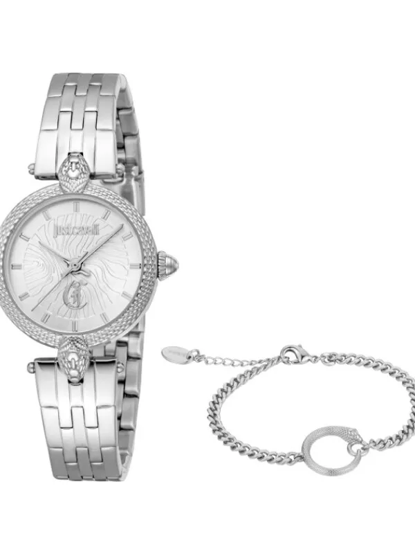 Just Cavalli Damenuhren-Attraente silber JC1L330M0045