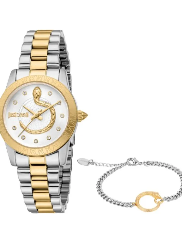 Just Cavalli Damenuhren-Eterna Set Bicolor JC1L359M0085