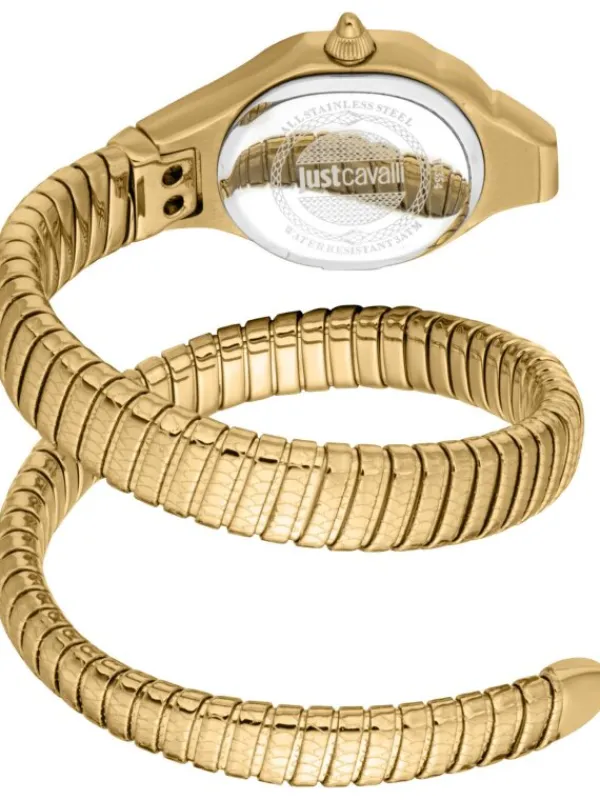 Just Cavalli Damenuhren-Fiore goldf. Türkis JC1L354M0035