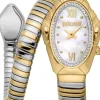 Just Cavalli Damenuhren-Lirica bicolor Perlmutt JC1L357M0055