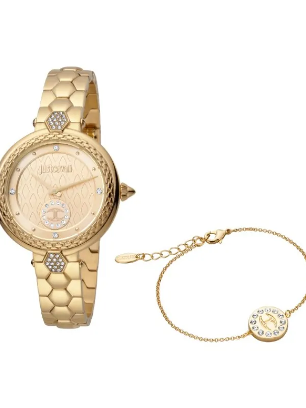 Just Cavalli Damenuhren-Set Creazione per te JC1L128M0065