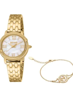Just Cavalli Damenuhren-Set Fidenza goldf. JC1L276M0055