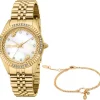 Just Cavalli Damenuhren-Vittoria Set goldf. Perlmutt JC1L361M0055