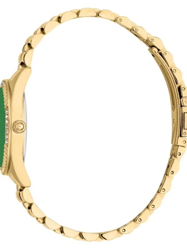 Just Cavalli Damenuhren-Vittoria Set goldf. Grün JC1L361M0065
