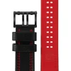 LUMINOX Uhrenarmbänder | Zubehör-1180, 26 mm, Leather, bl., Red FEX.1180.20B.1.K