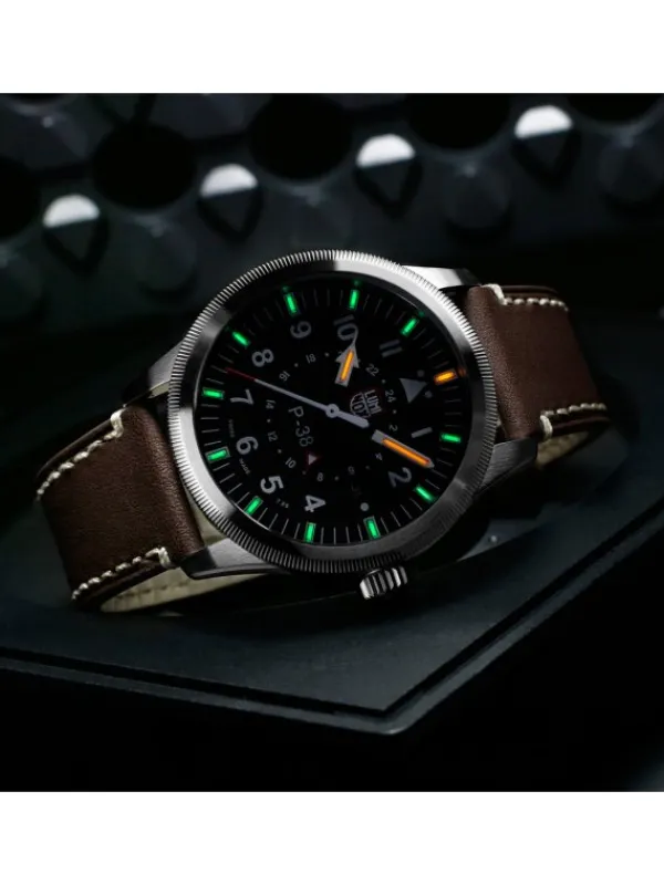 LUMINOX Herrenuhren-P-38 LIGHTNING GMT 9520 SERIES XA.9521