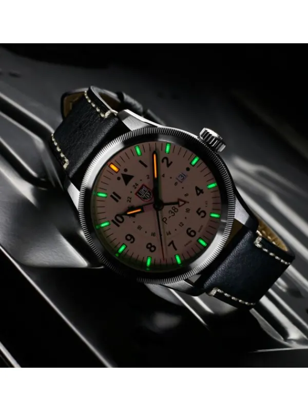 LUMINOX Herrenuhren-P-38 LIGHTNING GMT 9520 SERIES XA.9527