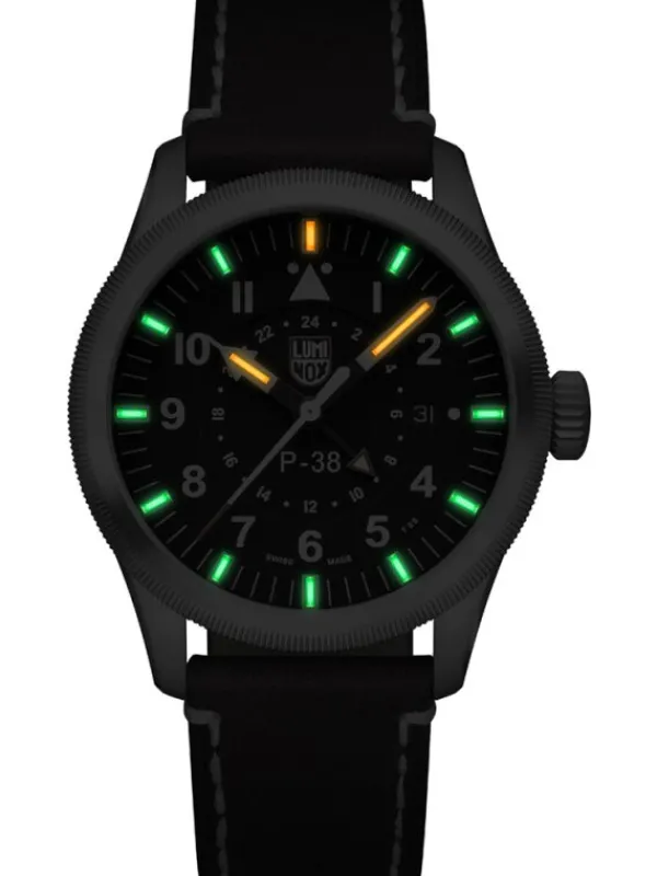 LUMINOX Herrenuhren-P-38 LIGHTNING GMT 9520 SERIES XA.9521