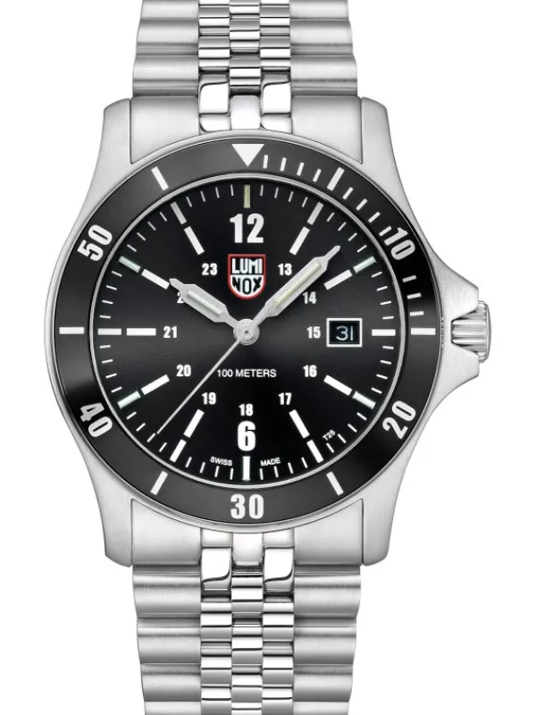 LUMINOX Herrenuhren-SPORT TIMER 0910 SERIES schwarz XS.0911