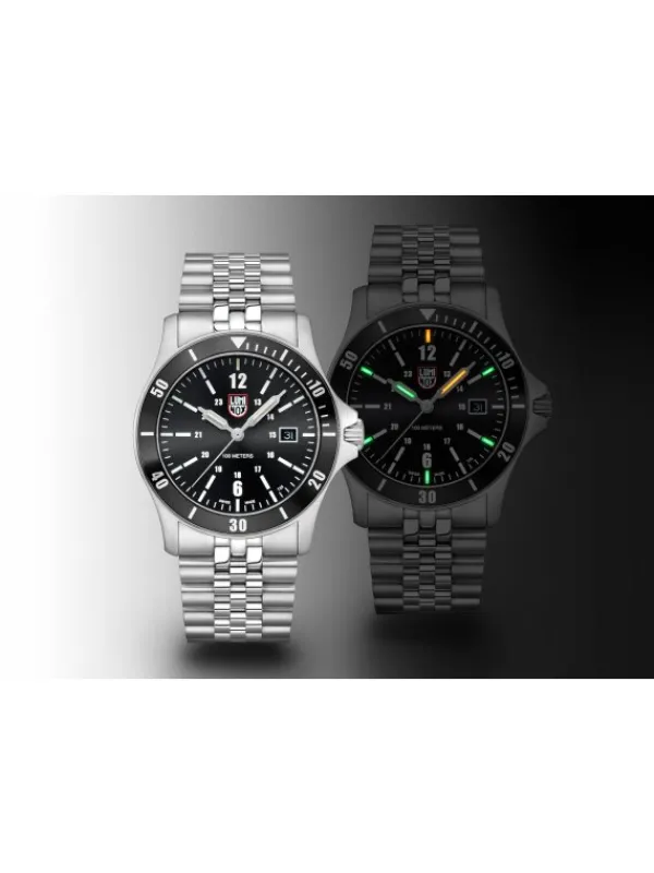 LUMINOX Herrenuhren-SPORT TIMER 0910 SERIES schwarz XS.0911