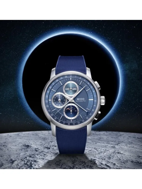 MIDO Herrenuhren-Baroncelli Chronograph Mondphase M027.625.17.041.00