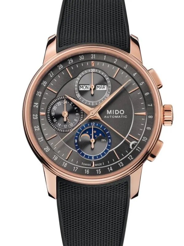 MIDO Herrenuhren-Baroncelli Chronograph Moonphase M027.625.37.061.00