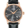 MIDO Herrenuhren-BARONCELLI II GENT Automatic, Ø38mm, rosé M8600.3.13.4