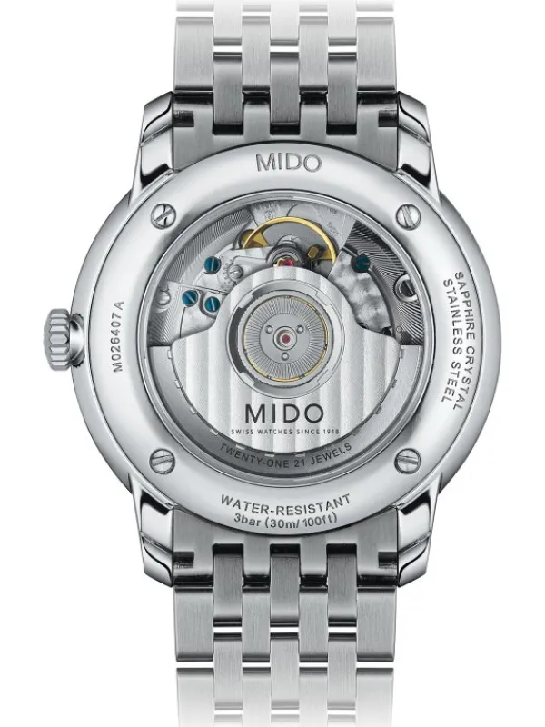MIDO Herrenuhren-Baroncelli III Gent Automatic, 39mm M027.407.11.010.00