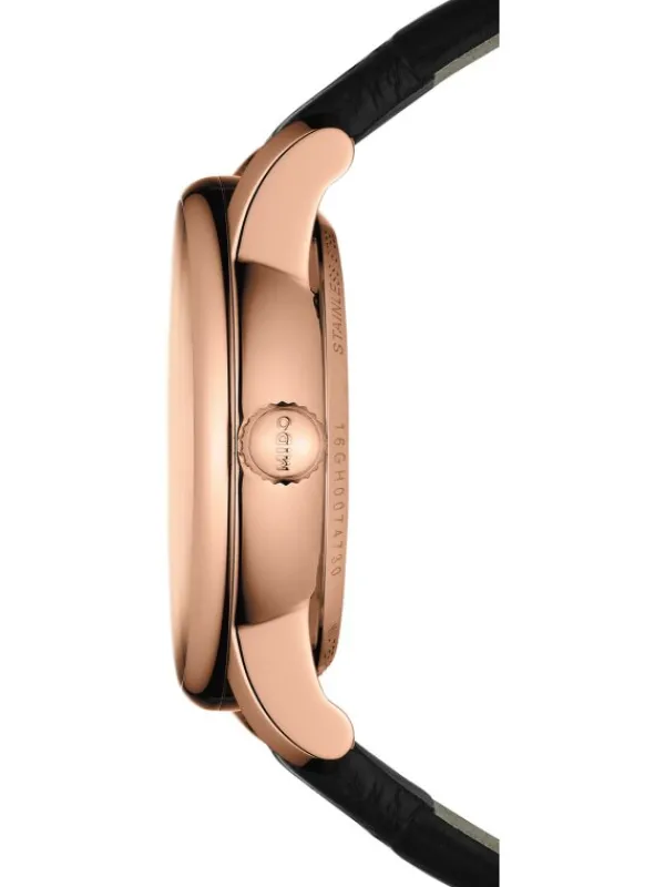 MIDO Damenuhren-Baroncelli Prisma Automatic rosé, Diamonds M007.207.36.116.00