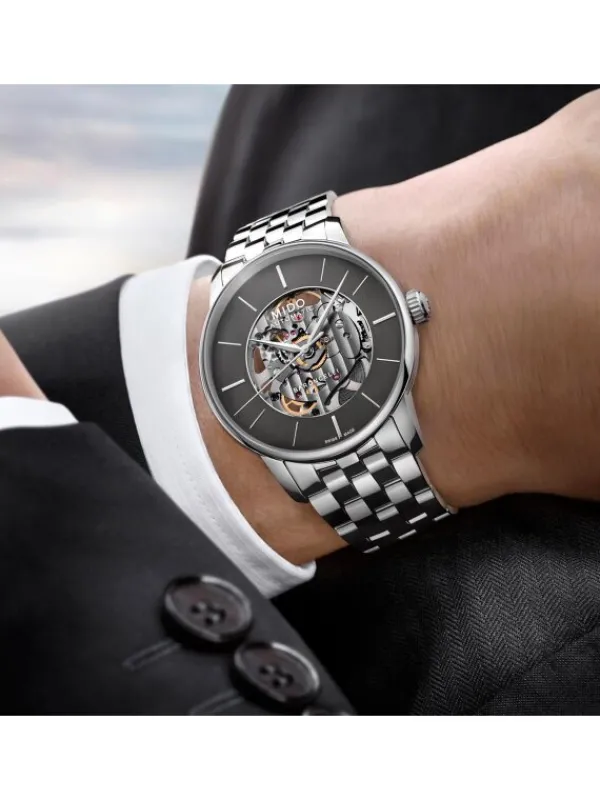 MIDO Herrenuhren-Baroncelli Signature Skeleton M037.436.11.061.00