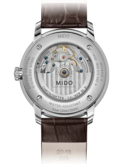 MIDO Herrenuhren-BARONC.III/GR/COSC/STEEL/BROW/ M027.408.16.061.00