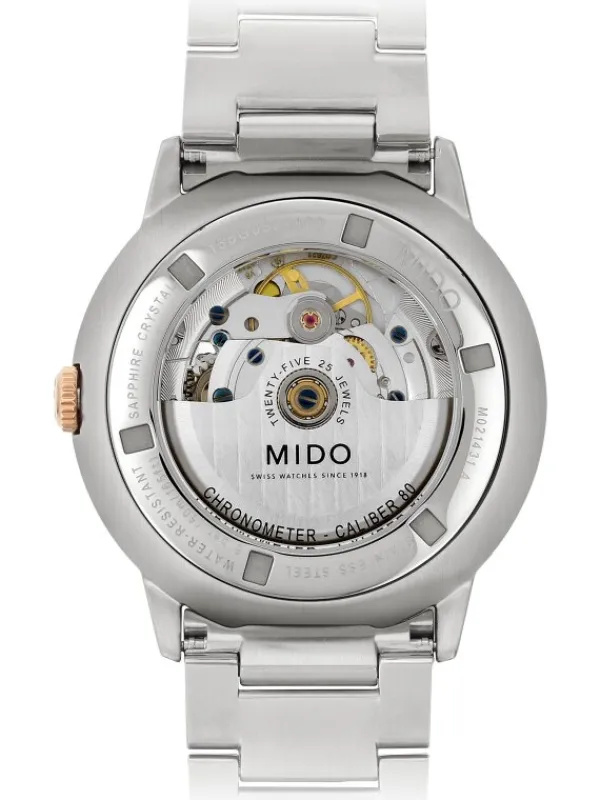 MIDO Herrenuhren-COMMANDER II Automatic Chronometer, grey, Stahlband M021.431.11.061.01