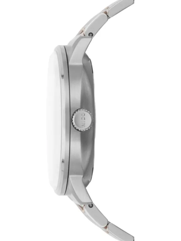 MIDO Herrenuhren-COMMANDER II Automatic Chronometer, blue, Stahlband M021.431.11.041.00