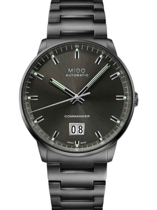 MIDO Herrenuhren-COMMANDER II/BGR/A/BLACK PVD/A M021.626.33.061.00