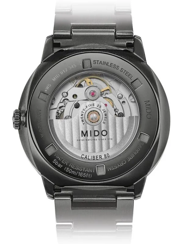 MIDO Herrenuhren-COMMANDER II/BGR/A/BLACK PVD/A M021.626.33.061.00