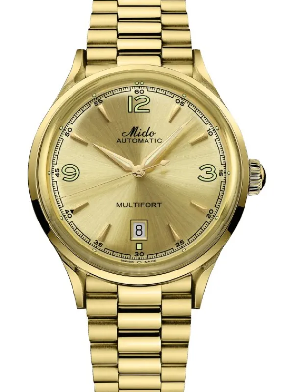 MIDO Herrenuhren-Multifort Patrimony inspired by Powerwind Champagne M040.407.33.027.00
