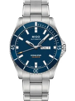 MIDO Herrenuhren-Ocean Star CAPTAIN Automatic Caliber 80, blue M026.430.11.041.00