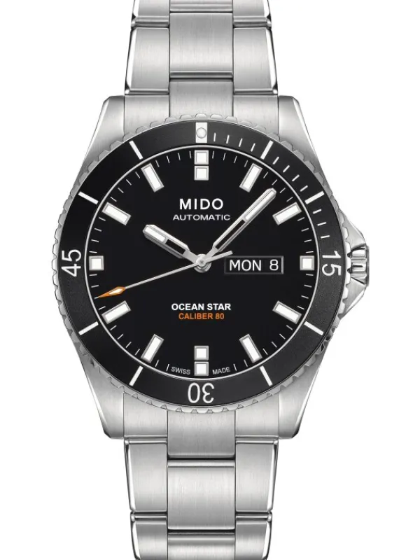 MIDO Herrenuhren-OCEAN STAR CAPTAIN Automatic Caliber 80, black M026.430.11.051.00
