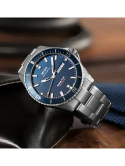 MIDO Herrenuhren-Ocean Star CAPTAIN Automatic Caliber 80, blue M026.430.11.041.00