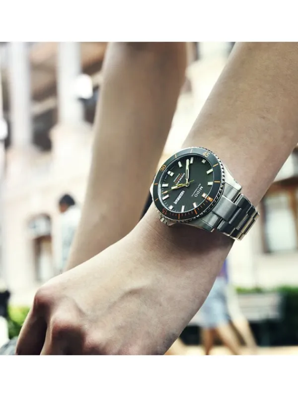 MIDO Herrenuhren-OCEAN STAR CAPTAIN Automatic Caliber 80 Titan M026.430.44.061.00