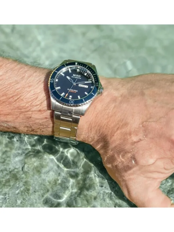 MIDO Herrenuhren-Ocean Star CAPTAIN Automatic Caliber 80, blue M026.430.11.041.00